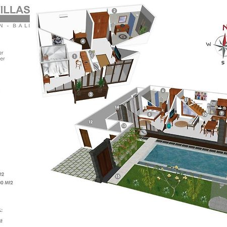 3Br Villa Erja - Minggu Villas Kerobokan Buitenkant foto